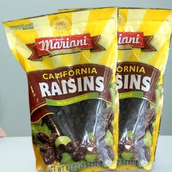 Nho khô Raisins California Mariani gói 1.13kg của Mỹ