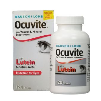 Thuốc bổ mắt Ocuvite with Lutein and Antioxidants Hộp 120 viên