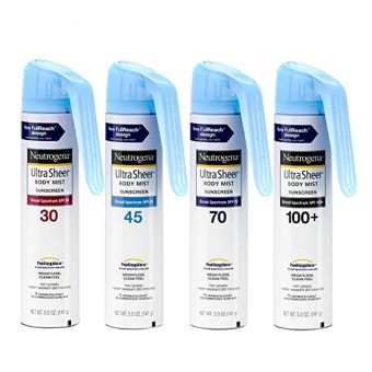 Xịt chống nắng Neutrogena Ultra Sheer Body Mist Suncreen 141g