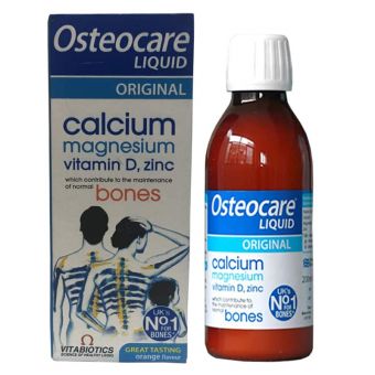 Canxi dạng nước Osteocare Liquid chai 200ml chuẩn Anh