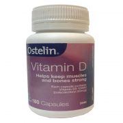 Viên uống bổ sung Vitamin D Ostelin hộp 180 viên của Úc