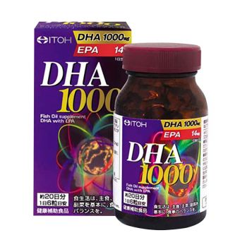 Viên uống bổ não Dha1000mg & Epa 14mg Itoh của Nhật