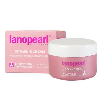 Kem dưỡng da Vitamin E Cream Lanopearl Úc hũ 100g của Úc