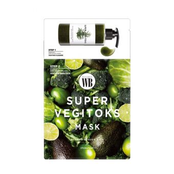 Mặt nạ rau củ thải độc Super Vegitoks Mask Step 2 Hàn Quốc