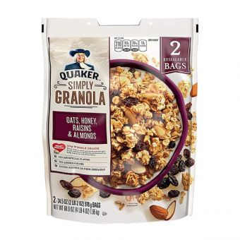 Bột yến mạch cao cấp Quaker Granola 978g của Mỹ