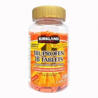 Viên giảm đau Kirkland Ibuprofen IB Tablets 500 viên Mỹ