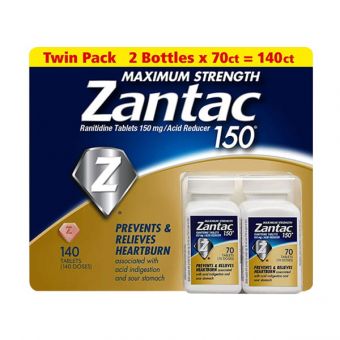 Viên uống Zantac 150mg Maximum Strength hỗ trợ dạ dày