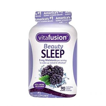 Kẹo dẻo hỗ trợ ngủ ngon Vitafusion Beauty Sleep Melatonin 5mg