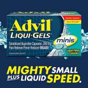 Thuốc giảm đau hạ sốt Advil Liqui Gel Minis 200mg viên nhỏ
