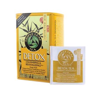 Trà thảo mộc thải độc tố Triple Leaf Tea Detox của Mỹ, 20 gói