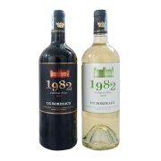 Set 2 chai rượu vang Pháp 1982 UG Bordeaux 2018