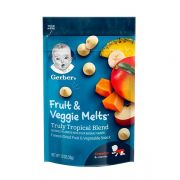 Sữa chua khô Gerber Fruit Veggie Melts 28g cho bé