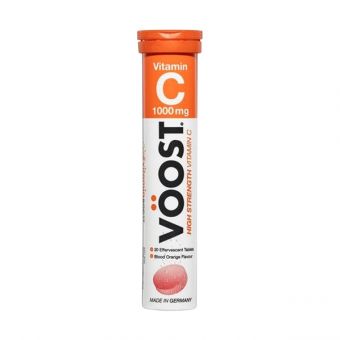 Viên sủi Voost Vitamin C 1000mg hàm lượng cao 20 viên/ống