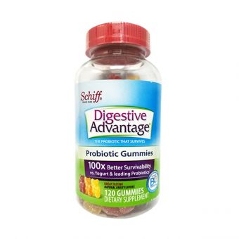 Kẹo dẻo hỗ trợ tiêu hóa Schiff Digestive Advantage Probiotic Mỹ