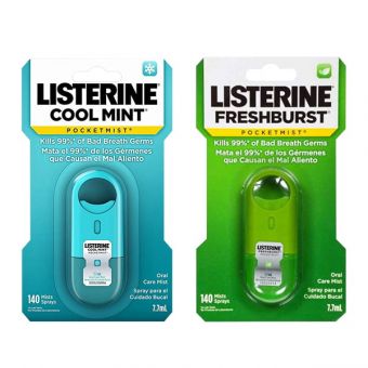 Xịt thơm miệng Listerine Cool Mint Pocketmist đủ 2 màu