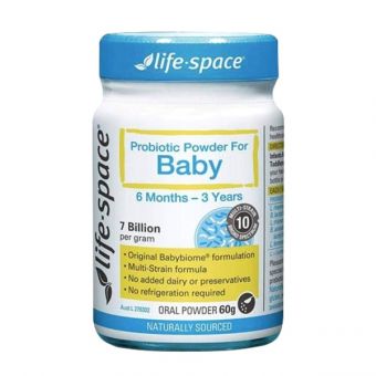 Men vi sinh Probiotic Powder For Baby 40g Life Space Úc