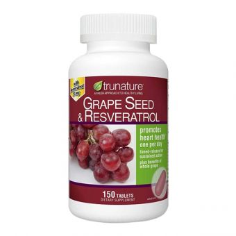 Viên chống oxy hóa Trunature Grape Seed Resveratrol của Mỹ