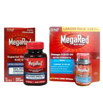 Viên hỗ trợ tim mạch Schiff MegaRed 90 viên chính hãng Mỹ 