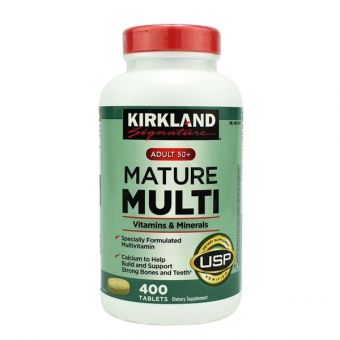 Vitamin tổng hợp Kirkland Mature Multi Adult 50+ 400 viên