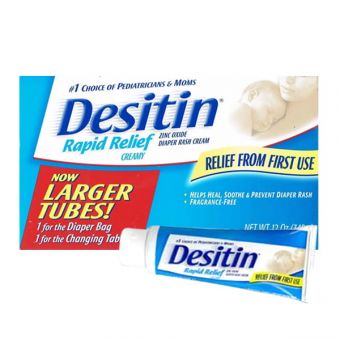 Kem chống hăm tã cho bé Desitin Rapid Relief Creamy 340g