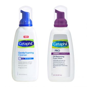 Sữa rửa mặt Cetaphil 237ml tạo bọt - 2 màu cho mọi loại da