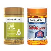 Viên giải độc phổi Healthy Care Original Lung Detox 180 viên