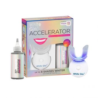 Bộ làm trắng răng White Glo Accelerator Blue Light của Úc