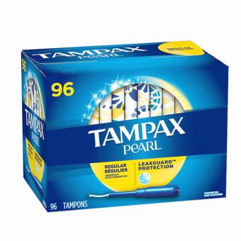 Tampon Tampax Pearl 96 miếng của Mỹ, an toàn, tiện lợi 