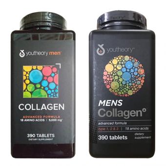 Viên uống Collagen Youtheory Men’s Type 1, 2 & 3 dành cho nam 390