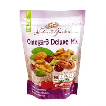 Hạt sấy khô tổng hợp Nature's Garden Omega-3 Deluxe Mix của Mỹ 737g
