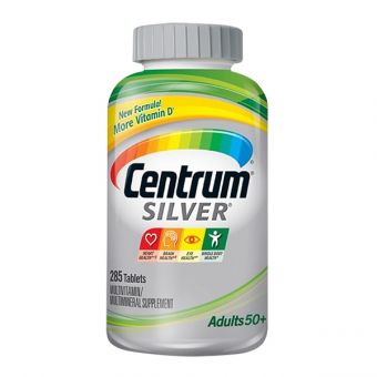 Vitamin tổng hợp Centrum Silver Adults 50+ 285 viên của Mỹ