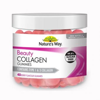 Kẹo dẻo Beauty Collagen Gummies Nature’s Way 40 viên Úc