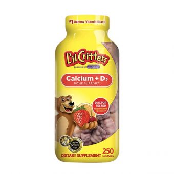 Kẹo dẻo bổ sung Calcium + D3 L’il Critters Gummies 250 viên