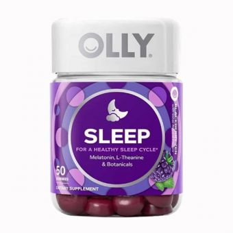 Kẹo dẻo ngủ ngon Olly Sleep 50 Gummies Blackberry Zen