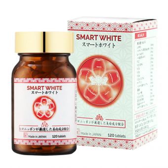 Viên uống trắng da Smart White 120 viên của Nhật Bản