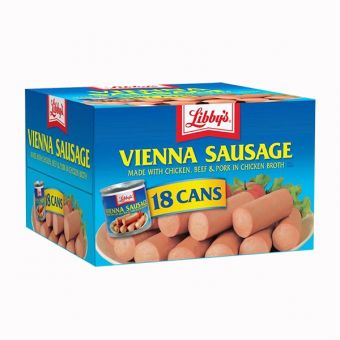 Xúc xích đóng hộp Libby’s Vienna Sausage 18 lon