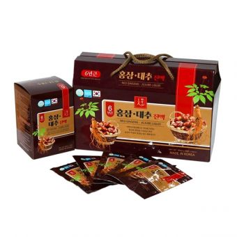 Nước hồng sâm táo đỏ Red Ginseng Jujube Liquid Hàn Quốc 30