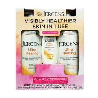 Set 3 chai dưỡng thể Jergens Ultra Healing Extra Dry Skin