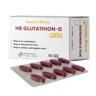 Viên uống trắng da thải độc HB Glutathion - C Plus của Mỹ