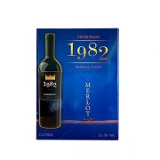 Rượu vang 1982 Merlot hộp 3 lít - Xách tay từ Pháp 
