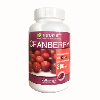 Viên uống hỗ trợ tiết niệu Trunature Cranberry 300mg 250 viên Mỹ