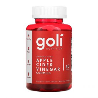 Kẹo dẻo giấm táo Goli Apple Cider Vinegar của Mỹ 60 viên