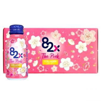 Nước uống 82x The Pink Collagen Nhật Bản 10 chai x 100ml