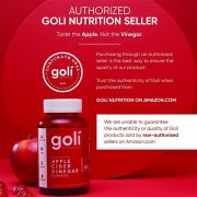 Kẹo dẻo giấm táo Goli Apple Cider Vinegar của Mỹ 60 viên