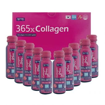 Nước uống Collagen 365X Hàn Quốc 10 chai x 50ml chính hãng