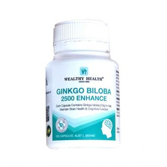 Viên uống bổ não Wealthy Health Ginkgo Biloba 2500 Enhance