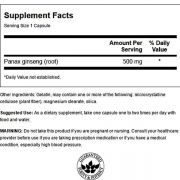 Viên uống nhân sâm Swanson Korean Ginseng 500mg của Mỹ