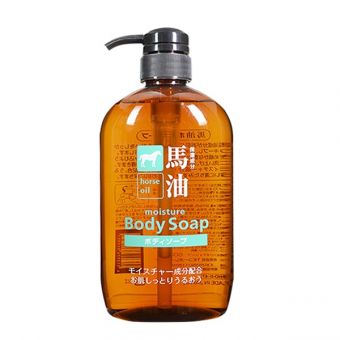 Sữa tắm mỡ ngựa Kumano Horse Oil Moisture Body Soap 600ml