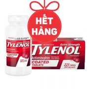 Thuốc giảm đau hạ sốt Tylenol Coated Tablets 500mg 225 viên