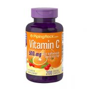 Viên uống tăng đề kháng Piping Rock Vitamin C 500mg của Mỹ